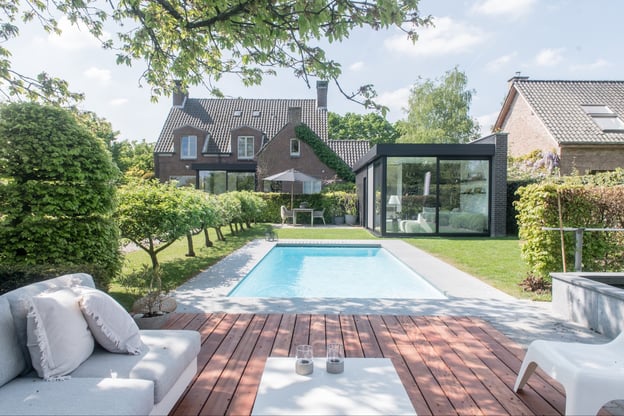 poolhouse in je tuin