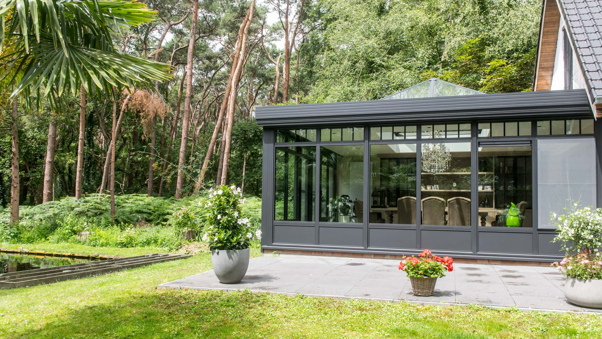 Een rustieke leefveranda op maat in Hasselt